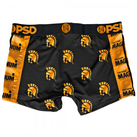 Trojan Magnum Packaging Strip and Logo Boy Shorts PSD Underwear